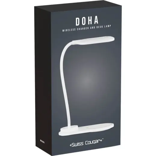 Swiss Cougar Doha Wireless Charger & Desk Lamp Gift Box